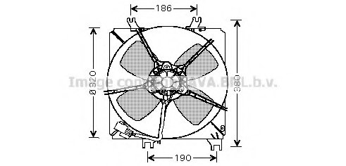 PRASCO HD7502 Fan, radiator